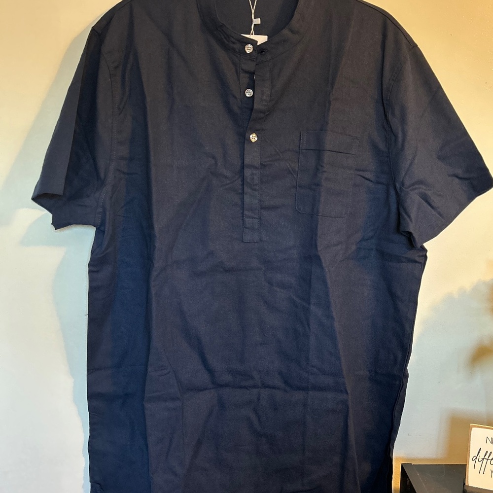 Navy Blue Shirt